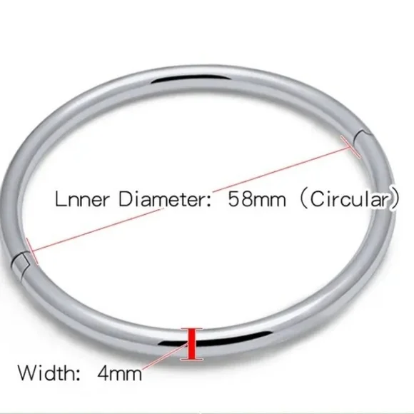 NEW Classic Hinged Bangle Bracelet | 925 Sterling Silver - Picture 12 of 12